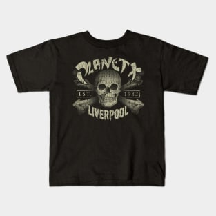 Planet X Liverpool Skull 1983 Kids T-Shirt